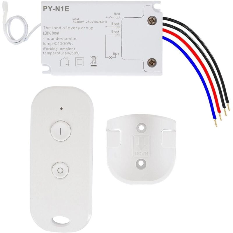 Interrupteur Simple avec Contrôle Télécommande RF