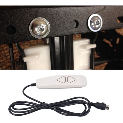 Télécommande Lift Chairs Universelle 2 Boutons 5 Pin Contrôle Manuel pour Fauteuil Power Recliner ABS 152g Compatible