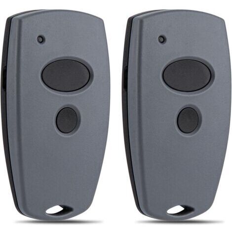 Télécommande manuelle pour porte de garage – Compatible Marantec Digital 302, 384, 304, 313, 321, 323, 131 à 868 MHz – 2 boutons pour contrôle simultané - 868Mhz