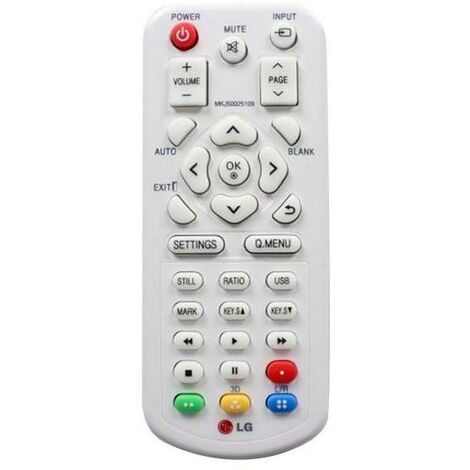 Télécommande (MKJ50025115, MKJ50025126) Vidéoprojecteur, rétroprojecteur LG
