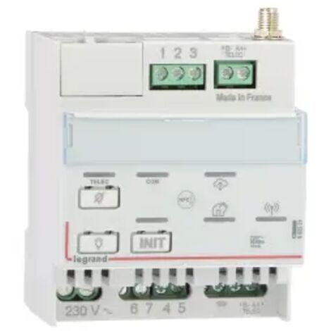 telecommande modulaire multifonctions connectee non polarisee radio pour bloc d'eclairage de securite