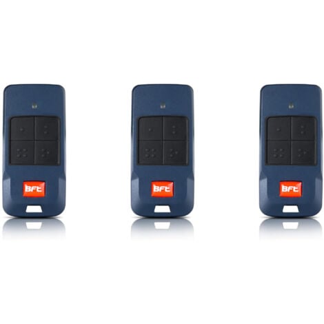 UNION Télécommande motorisation de Porte BFT Mitto Cool C4 4 canaux 433 MHz Rolling Code D112318 -3pcs