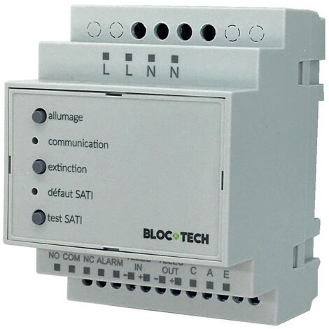 Télécommande multifonctions pour BAES et BAEH – Alimentation 230V – Batterie Lithium haute performance – 300 blocs supportés – Bloc.Tech