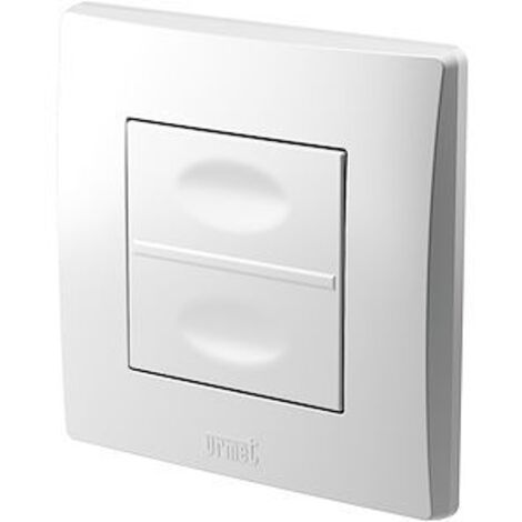 Télécommande murale extra plate 2 touches Radio Zigbee