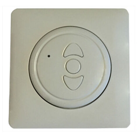 Télécommande murale Profalux pour volets roulants – 1 canal – Fréquence 868,35 MHz – Dimensions 80x80x16 mm – Pile fournie