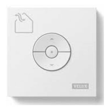 Télécommande murale radio IO sans fil – Compatible fenêtres Velux – Émetteur pour motorisations – Alimentation par piles incluses