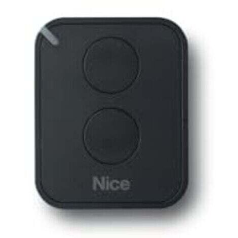 Télécommande NICE FLO2RE pour Portail 2 Canaux Compatible Automatismes Nice pour Portail et Garage Fréquence 433,92 MHz avec Technologie Rolling Code