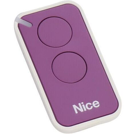 Télécommande Nice Inti 2L Lilas, fréquence 433,920 MHz