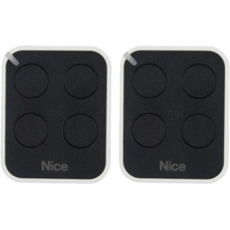 Télécommande Nice On4E Era One 2 Pièces Compatibles Pour Portails Et Portes De Garage