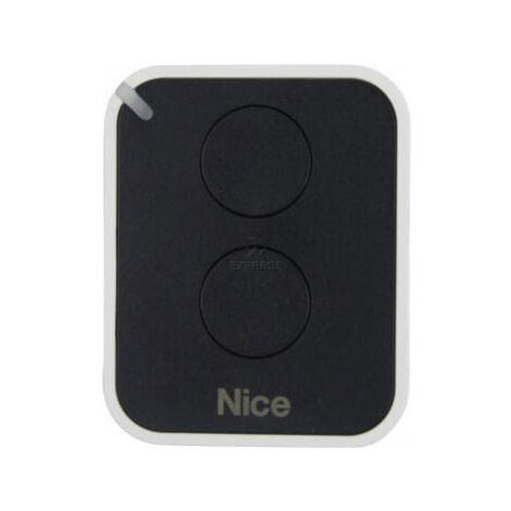 Télécommande portail 2 canaux 433Mhz – Codage O-Code 72 bits – Portée 200m extérieur – Compatible motorisations Nice
