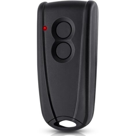 Télécommande Portail Garage 433MHz - 1 Unité - Métal - Compatible Hormann EcoStar Tubauto