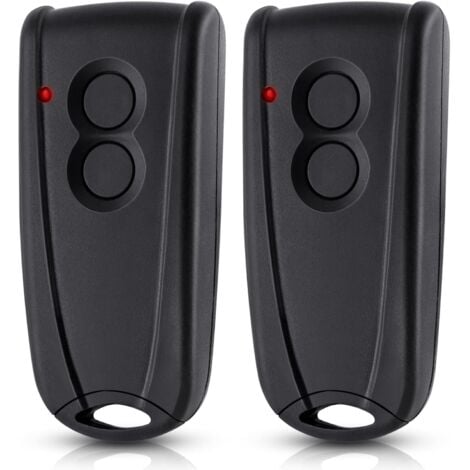 SJQKA Télécommande Portail Garage pour EcoStar RSC2-433 RSE2-433 RSZ1-433, Compatible avec Hormann Ecostar Liftronic/TUBAUTO EuroPro 500/700/800 Portronic D2500/D5000/S4000, 2 Pièces