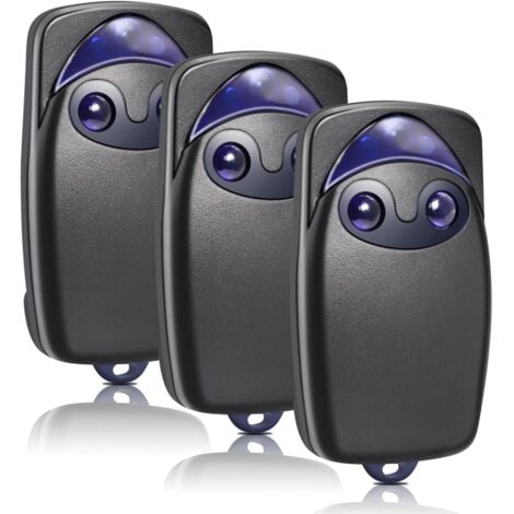 SJQKA Telecommande Portail pour Flo2r-s, 3PCS 433,92 MHz Telecommande Porte de Garage Compatible avec Flo2R-S, 2 Canaux