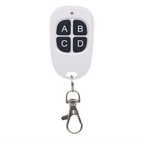 Télécommande Porte-clés , 433MHz , télécommande sans Fil Universelle de clonage, pour Porte de Garage, Portes de Portail