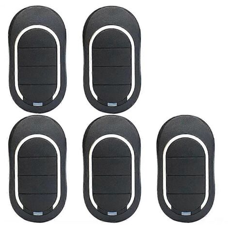 Télécommande porte-clés ALUTECH AT-4N pour automatisation de portail, 433,92 MHz, avec code dynamique et barrière, pour porte de garage (lot de 5).