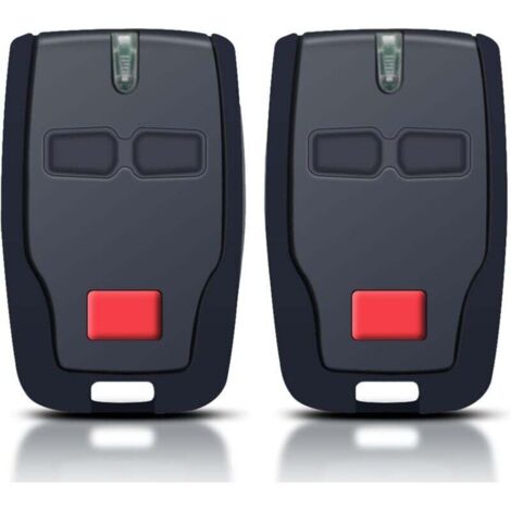 Telecommande porte de garage pour BFT Mitto 2 B RCB,433 MHz télécommande 2 canaux pourRolling BFT Mitto 2, Kleio, Ghibli, TRC 2, Kleio, Ghibli, TR(2PCS)