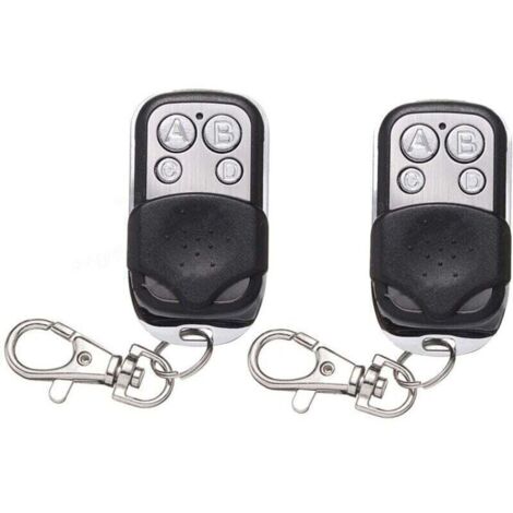 Télécommande Porte Garage 433.92MHz Double Pack Compatible Modèles 302 304 313 220 250 252 4 Boutons