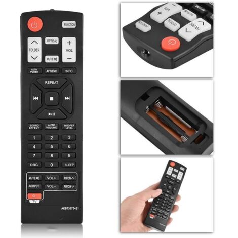 Télécommande Pour Barre De Son Lg, Remplacement De La Télécommande Pour Lg Akb73575421 Nb2420A Nb3520A Nb4530B