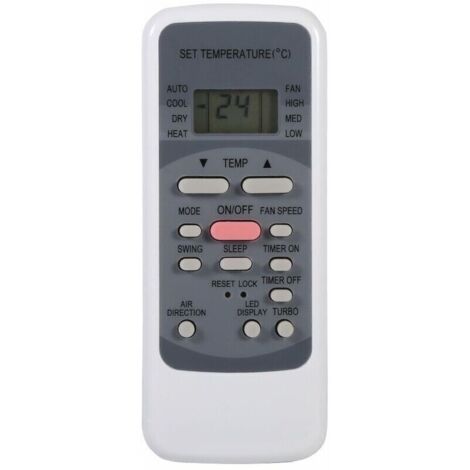 Télécommande pour Climatiseur Série R51 R51/E R51/CE R51M/CE R51D/E R51M/BGE R51M/BGE, Horloge Intégrée et Minuterie ON/OFF