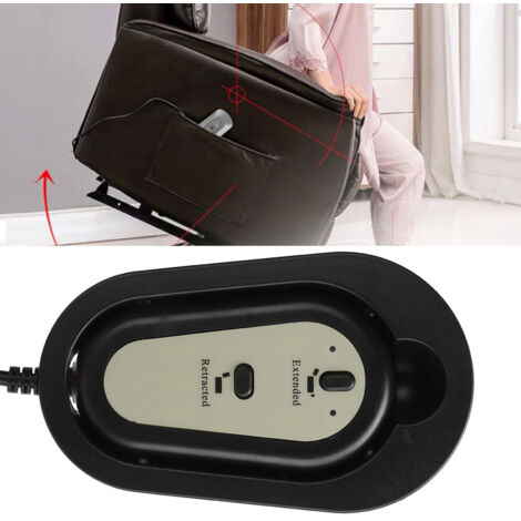 Télécommande pour Fauteuil Électrique 2 Boutons Microswitch ABS 5 Pin 1.5m Câble Connecteur Direct Drive