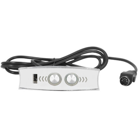 Télécommande pour Fauteuil Électrique avec Port USB et LED, Contrôleur à 5 Connecteurs ABS