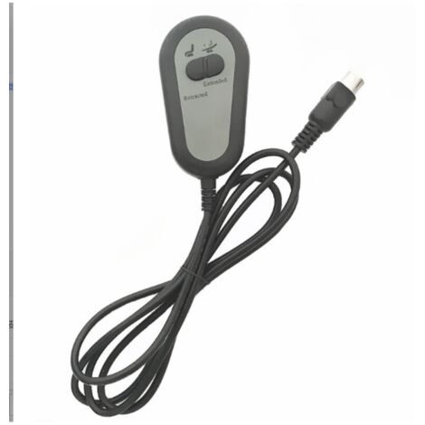 Télécommande pour fauteuil inclinable, commande manuelle à 2 boutons et 5 pôles, compatible avec la plupart des fauteuils inclinables électriques et des fauteuils releveurs.