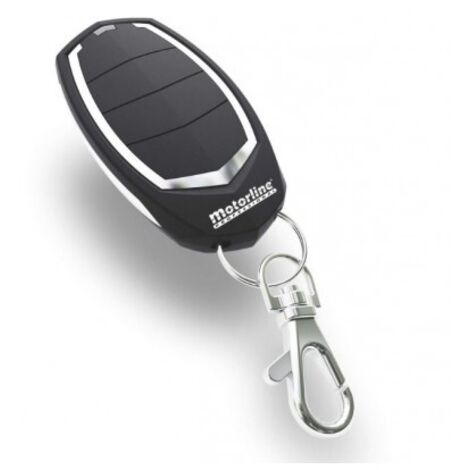Télécommande pour motorisations – 4 boutons – Fréquence 433.92 MHz – Compatible avec récepteurs programmables – Alimentation 2 piles CR2016 – Motorline