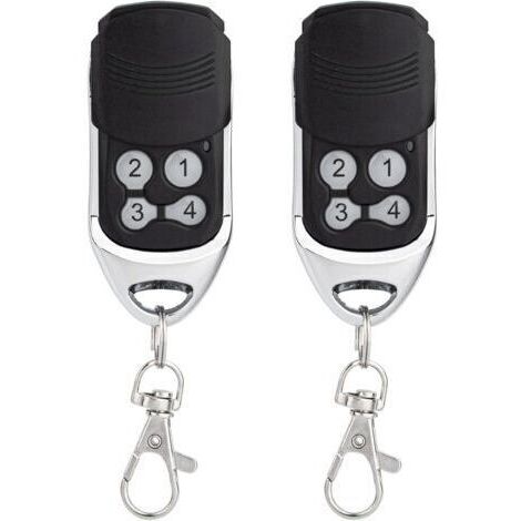 Télécommande pour ouvre-porte de garage compatible avec les émetteurs portables 433 MHz DITEC GOL4 BIXLP2 BIXLS2 BIXLG4 (code tournant), lot de 2