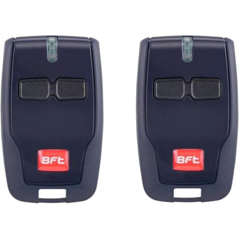 Télécommande pour porte de garage BFT Mitto 2 B RCB, 433 MHz, télécommande pour porte de garage, 2 canaux, compatible avec Rolling BFT Mitto 2, Kleio, Ghibli, TRC 2, Kleio, Ghibli, TR