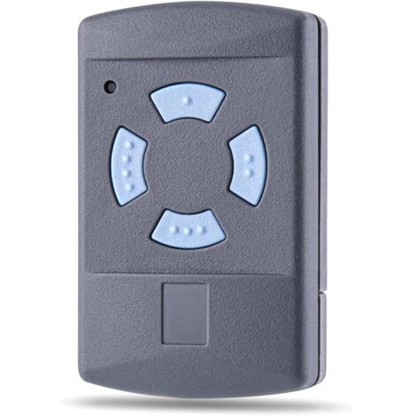 Télécommande pour porte de garage Hörmann HSM4-868, 4 commandes, compatible avec tous les émetteurs portatifs Hörmann avec touches bleues sur 868,3 MHz