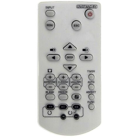 Télécommande pour Projecteur YT-141 XJ-A142 XJ-A147 XJ-A242, Alimentée par Piles