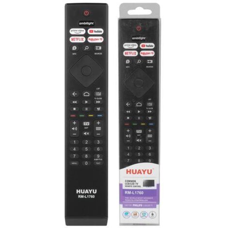 Télécommande pour téléviseur PHILIPS YOUTUBE SMART NETFLIX LXP1760