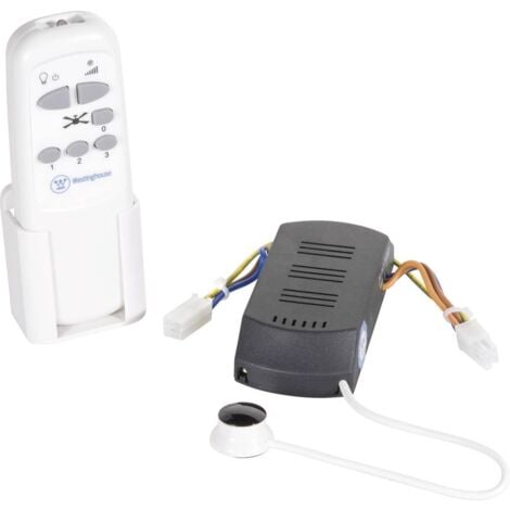Télécommande pour ventilateur de plafond Westinghouse 78095-40 blanc, gris