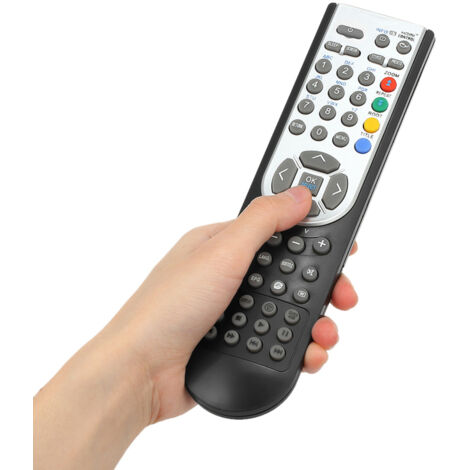 Télécommande RC1900 pour téléviseurs OKI LCD, LED, Plasma et Smart TV (noire)