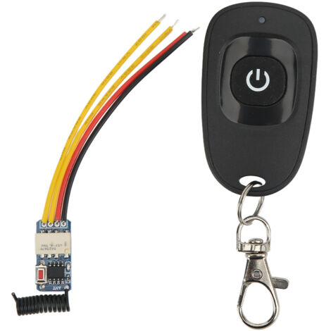 Télécommande Relais Mini 433,92 MHz avec Temporisateur, Émetteur Récepteur DC 3,5V-12V