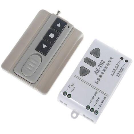 Télécommande RF 433 MHz, récepteur relais AC 220 V, émetteur RF pour porte de garage