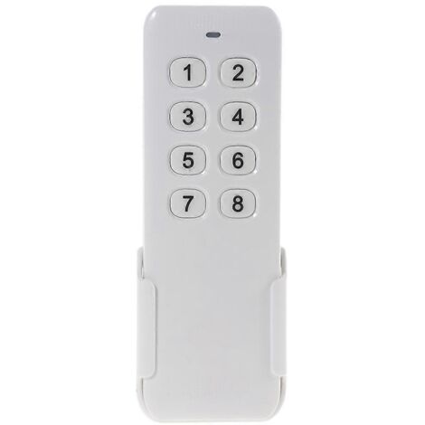 Télécommande RF 6/8 boutons EV1527, émetteur sans fil à code d'apprentissage - 8 touches