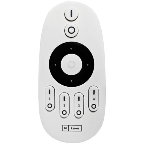 Télécommande RF pour Variateur LED Monocolor 4 Zones - Ledme - LM2087