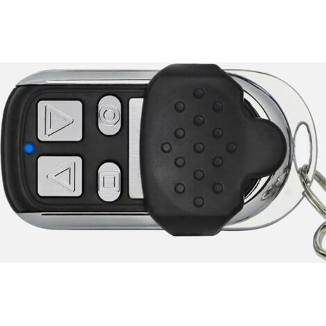 Télécommande sans fil 433 MHz pour porte de garage/porte sectionnelle métallique à quatre boutons, clé de télécommande à code de copie