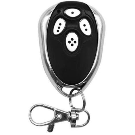 Télécommande sans fil à code roulant 433 MHz pour portes de garage et barrières – 2 canaux, batterie intégrée, portée jusqu’à 50 m, compatible avec moteurs standard  yun