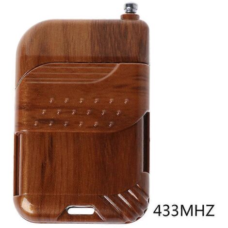 Télécommande sans fil avec récepteur pour porte de garage ou portail - 433 MHz