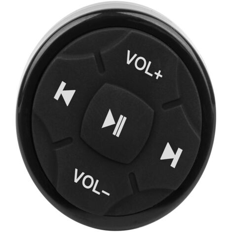 Télécommande sans fil Bluetooth compatible avec les commandes au volant, bouton multimédia pour téléphone portable, kit voiture-AquaForge