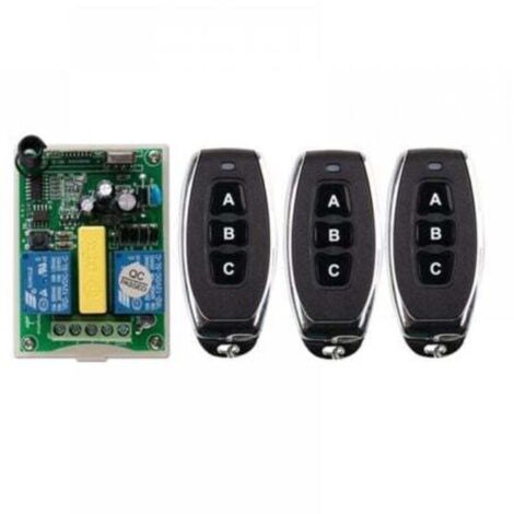 Télécommande sans fil interrupteur 220V moteur volet roulant porte télécommande interrupteur/télécommande bidirectionnelle panneau de commande