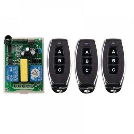 Télécommande sans fil interrupteur 220V moteur volet roulant porte télécommande interrupteur/télécommande bidirectionnelle panneau de commande