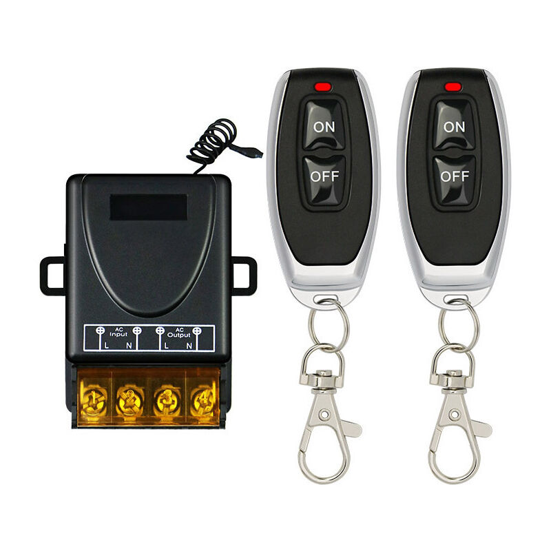 Télécommande sans fil pour moteur de pompe électrique triphasé haute puissance 30A Télécommande unidirectionnelle pouvant pénétrer dans le mur-2pcs