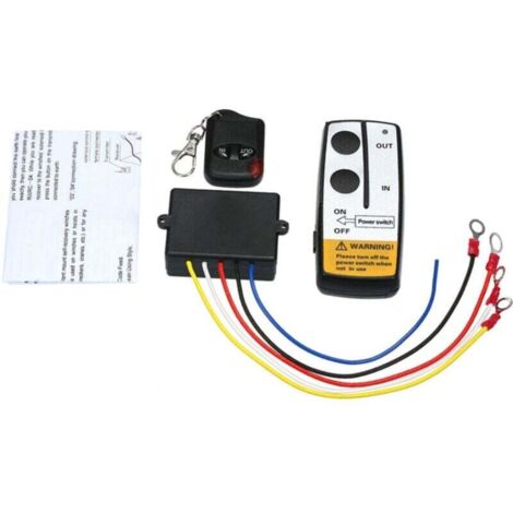 Telecommande sans fil pour treuil 12V/15A pour treuil de camion Jeep ATV, modele : 13
