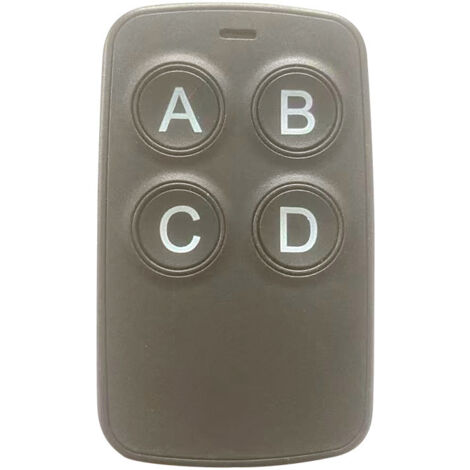 Télécommande sans fil universelle pour volets roulants, portes de garage et barrières d’accès – Fréquence 250–868 MHz, compatible multi-marques, noir  yun