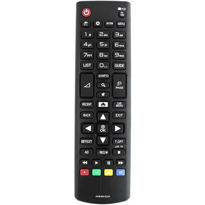 Télécommande sans Fil Universelle TV télécommande Universelle pour LG HDTV LED Smart TV numérique Noir