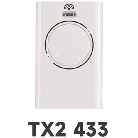 Télécommande Sans Fil XT2 XT4 SLH LR FAAC 433 MHz – 1 Pièce, Commande Garage et Portail, Blanc