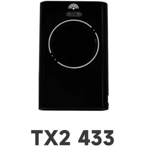 Télécommande Sans Fil XT2 XT4 SLH LR FAAC 433 MHz – 1 Pièce, Commande Garage et Portail, Noir